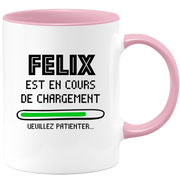 quotedazur - Mug Felix Est En Cours De Chargement Veuillez Patienter - Cadeau Felix Prénom Homme Personnalisé - Cadeau Annniversaire Noël Adolescent Collègue