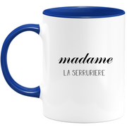 quotedazur - Mug Madame La Serruriere - Cadeau Pour Serruriere - Cadeau Personnalisé Pour Femme - Cadeau Original Anniversaire Ou Noël