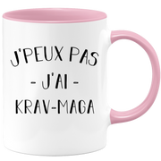 quotedazur - Mug Je Peux Pas J'ai Krav maga - Cadeau Humour Sport - Idée Cadeau Original - Tasse Krav maga - Idéal Pour Anniversaire Ou Noël