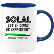 quotedazur - Mug Solal Est En Cours De Chargement Veuillez Patienter - Cadeau Solal Prénom Homme Personnalisé - Cadeau Annniversaire Noël Adolescent Collègue