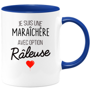 quotedazur - Mug Je Suis Une Maraîchère Avec Option Râleuse - Cadeau Idéal Pour Maraîchère - Cadeau Personnalisé Pour Femme - Cadeau Original Pour Anniversaire Ou Noël