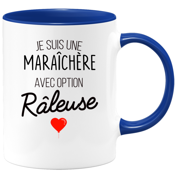 quotedazur - Mug Je Suis Une Maraîchère Avec Option Râleuse - Cadeau Idéal Pour Maraîchère - Cadeau Personnalisé Pour Femme - Cadeau Original Pour Anniversaire Ou Noël