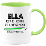 quotedazur - Mug Ella Est En Cours De Chargement Veuillez Patienter - Cadeau Ella Prénom Femme Personnalisé - Cadeau Annniversaire Noël Adolescent Collègue