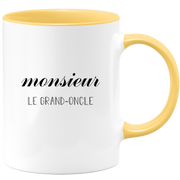 quotedazur - Mug Monsieur Le Grand Oncle - Idée Cadeau Humoristique pour Famille, Anniversaire et Fêtes Familiales