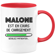 quotedazur - Mug Malone Est En Cours De Chargement Veuillez Patienter - Cadeau Malone Prénom Homme Personnalisé - Cadeau Annniversaire Noël Adolescent Collègue