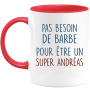 Mug pas besoin de barbe pour être un super Andréas