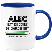 quotedazur - Mug Alec Est En Cours De Chargement Veuillez Patienter - Cadeau Alec Prénom Homme Personnalisé - Cadeau Annniversaire Noël Adolescent Collègue