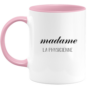 quotedazur - Mug Madame La Physicienne - Cadeau Pour Physicienne - Cadeau Personnalisé Pour Femme - Cadeau Original Anniversaire Ou Noël