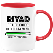 quotedazur - Mug Riyad Est En Cours De Chargement Veuillez Patienter - Cadeau Riyad Prénom Homme Personnalisé - Cadeau Annniversaire Noël Adolescent Collègue