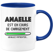 quotedazur - Mug Anaelle Est En Cours De Chargement Veuillez Patienter - Cadeau Anaelle Prénom Femme Personnalisé - Cadeau Annniversaire Noël Adolescent Collègue