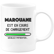 quotedazur - Mug Marouane Est En Cours De Chargement Veuillez Patienter - Cadeau Marouane Prénom Homme Personnalisé - Cadeau Annniversaire Noël Adolescent Collègue