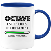 quotedazur - Mug Octave Est En Cours De Chargement Veuillez Patienter - Cadeau Octave Prénom Homme Personnalisé - Cadeau Annniversaire Noël Adolescent Collègue