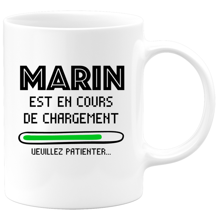 quotedazur - Mug Marin Est En Cours De Chargement Veuillez Patienter - Cadeau Marin Prénom Homme Personnalisé - Cadeau Annniversaire Noël Adolescent Collègue