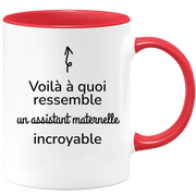 quotedazur - Mug Voilà à Quoi Ressemble Un Assistant Maternelle Incroyable - Cadeau Assistant Maternelle - Idée Cadeau Anniversaire Assistant Maternelle - Idée Pour Une Attention Originale