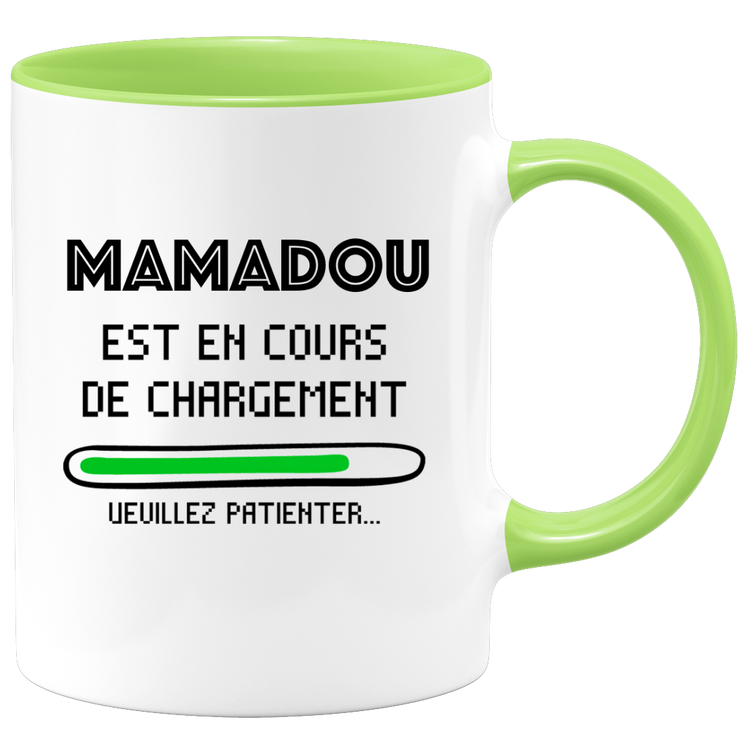 quotedazur - Mug Mamadou Est En Cours De Chargement Veuillez Patienter - Cadeau Mamadou Prénom Homme Personnalisé - Cadeau Annniversaire Noël Adolescent Collègue