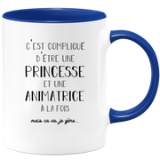 Princess animator mug - woman gift for animator Funny humor ideal for Birthday colleague