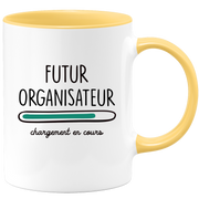 quotedazur - Mug Futur Organisateur Chargement En Cours - Cadeau Humour Métier Travail  - Idée Cadeau Organisateur Pot De Départ Chef Mutation - Tasse Cadeau Noël Bureau