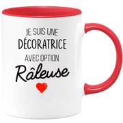 quotedazur - Mug Je Suis Une Décoratrice Avec Option Râleuse - Cadeau Idéal Pour Décoratrice - Cadeau Personnalisé Pour Femme - Cadeau Original Pour Anniversaire Ou Noël