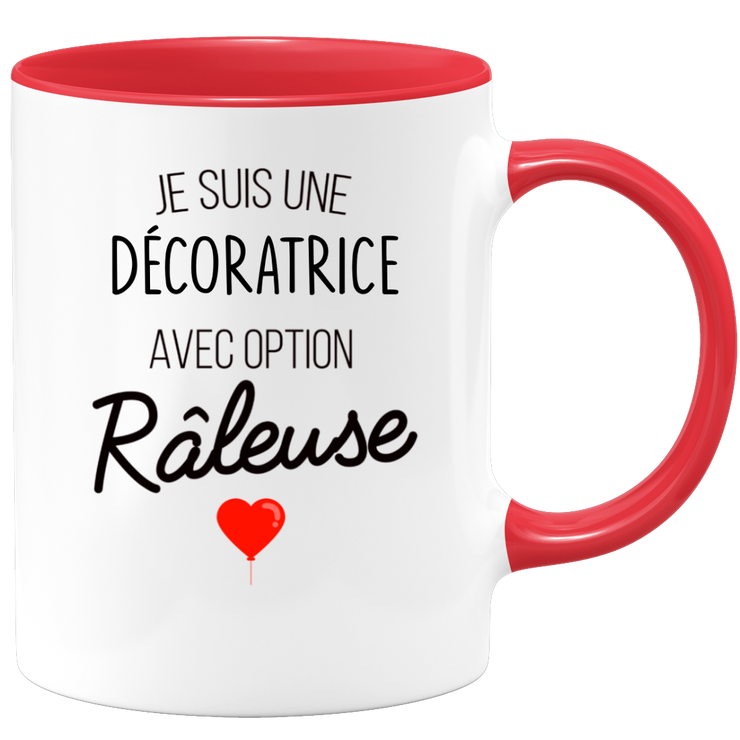 quotedazur - Mug Je Suis Une Décoratrice Avec Option Râleuse - Cadeau Idéal Pour Décoratrice - Cadeau Personnalisé Pour Femme - Cadeau Original Pour Anniversaire Ou Noël