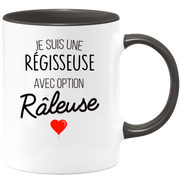 quotedazur - Mug Je Suis Une Régisseuse Avec Option Râleuse - Cadeau Idéal Pour Régisseuse - Cadeau Personnalisé Pour Femme - Cadeau Original Pour Anniversaire Ou Noël