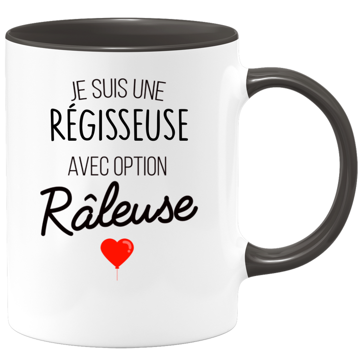 quotedazur - Mug Je Suis Une Régisseuse Avec Option Râleuse - Cadeau Idéal Pour Régisseuse - Cadeau Personnalisé Pour Femme - Cadeau Original Pour Anniversaire Ou Noël