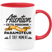 quotedazur - Mug Cette Personne Peut Parler De Paramoteur À Tout Moment - Cadeau Humour Sport - Idée Cadeau Original     - Tasse Paramoteur - Anniversaire Ou Noël