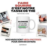 quotedazur - Mug Maximilien Est En Cours De Chargement Veuillez Patienter - Cadeau Maximilien Prénom Homme Personnalisé - Cadeau Annniversaire Noël Adolescent Collègue