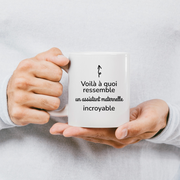 quotedazur - Mug Voilà à Quoi Ressemble Un Assistant Maternelle Incroyable - Cadeau Assistant Maternelle - Idée Cadeau Anniversaire Assistant Maternelle - Idée Pour Une Attention Originale