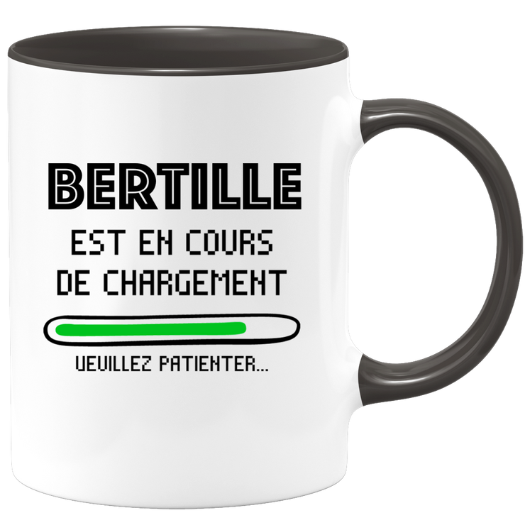 quotedazur - Mug Bertille Est En Cours De Chargement Veuillez Patienter - Cadeau Bertille Prénom Femme Personnalisé - Cadeau Annniversaire Noël Adolescent Collègue