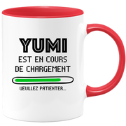 quotedazur - Mug Yumi Est En Cours De Chargement Veuillez Patienter - Cadeau Yumi Prénom Femme Personnalisé - Cadeau Annniversaire Noël Adolescent Collègue