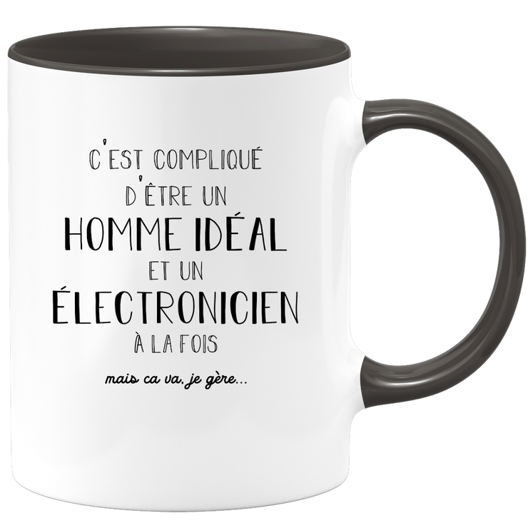 Ideal electronics man mug - electronics engineer gift birthday Valentine's Day man love couple