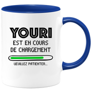 quotedazur - Mug Youri Est En Cours De Chargement Veuillez Patienter - Cadeau Youri Prénom Homme Personnalisé - Cadeau Annniversaire Noël Adolescent Collègue