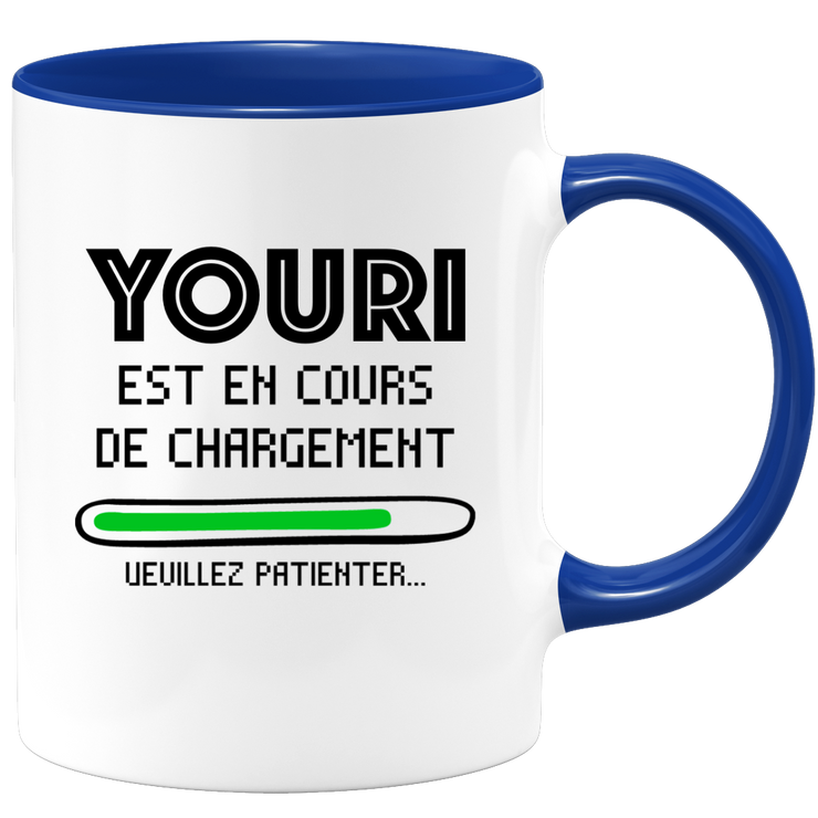 quotedazur - Mug Youri Est En Cours De Chargement Veuillez Patienter - Cadeau Youri Prénom Homme Personnalisé - Cadeau Annniversaire Noël Adolescent Collègue