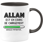 quotedazur - Mug Allan Est En Cours De Chargement Veuillez Patienter - Cadeau Allan Prénom Homme Personnalisé - Cadeau Annniversaire Noël Adolescent Collègue