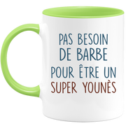 Mug pas besoin de barbe pour être un super Younès