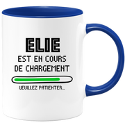 quotedazur - Mug Elie Est En Cours De Chargement Veuillez Patienter - Cadeau Elie Prénom Homme Personnalisé - Cadeau Annniversaire Noël Adolescent Collègue