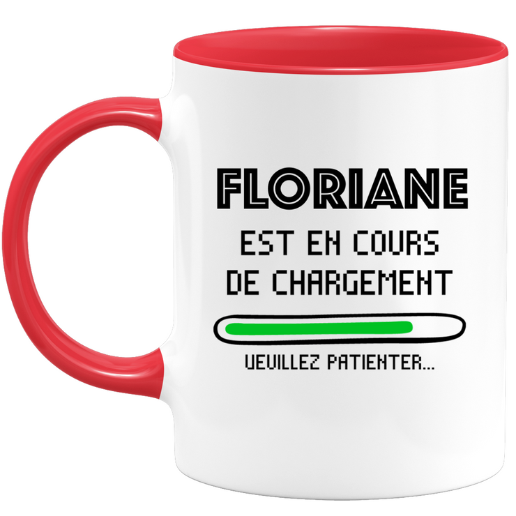 Mug Floriane Is Loading Please Wait - Gift Floriane First Name Woman Personalized