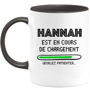 Mug Hannah Is Loading Please Wait - Personalized Hannah Women's First Name Gift