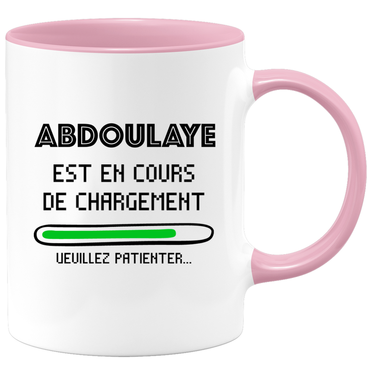 quotedazur - Mug Abdoulaye Est En Cours De Chargement Veuillez Patienter - Cadeau Abdoulaye Prénom Homme Personnalisé - Cadeau Annniversaire Noël Adolescent Collègue