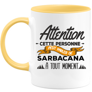 quotedazur - Mug This Person Can Talk About Sarbacana At Any Time - Sport Humor Gift - Original Gift Idea - Sarbacana Mug - Birthday Or Christmas