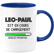 quotedazur - Mug Leo-Paul Est En Cours De Chargement Veuillez Patienter - Cadeau Leo-Paul Prénom Homme Personnalisé - Cadeau Annniversaire Noël Adolescent Collègue