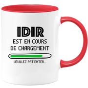 Idir Mug Is Loading Please Wait - Personalized Idir First Name Man Gift