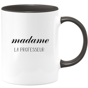 quotedazur - Mug Madame La Professeur - Cadeau Pour Professeur - Cadeau Personnalisé Pour Femme - Cadeau Original Anniversaire Ou Noël