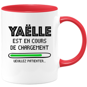 quotedazur - Mug Yaëlle Est En Cours De Chargement Veuillez Patienter - Cadeau Yaëlle Prénom Femme Personnalisé - Cadeau Annniversaire Noël Adolescent Collègue