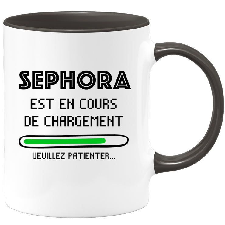 quotedazur - Mug Sephora Est En Cours De Chargement Veuillez Patienter - Cadeau Sephora Prénom Femme Personnalisé - Cadeau Annniversaire Noël Adolescent Collègue