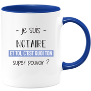 Super power notary mug - funny humor notary woman gift ideal for birthday