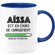 quotedazur - Mug Aïssa Est En Cours De Chargement Veuillez Patienter - Cadeau Aïssa Prénom Homme Personnalisé - Cadeau Annniversaire Noël Adolescent Collègue