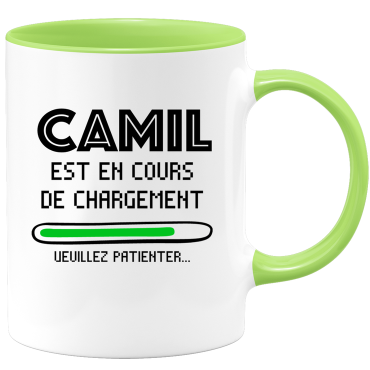 quotedazur - Mug Camil Est En Cours De Chargement Veuillez Patienter - Cadeau Camil Prénom Homme Personnalisé - Cadeau Annniversaire Noël Adolescent Collègue