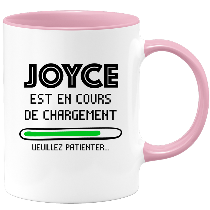 quotedazur - Mug Joyce Est En Cours De Chargement Veuillez Patienter - Cadeau Joyce Prénom Femme Personnalisé - Cadeau Annniversaire Noël Adolescent Collègue