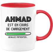 Mug Ahmad Is Loading Please Wait - Personalized Men's First Name Ahmad Gift